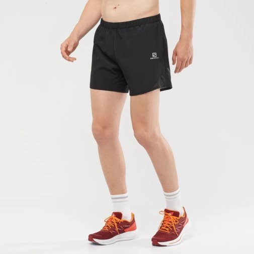 Black Salomon Cross Rebel 5'' Men's Shorts | IE DC1839